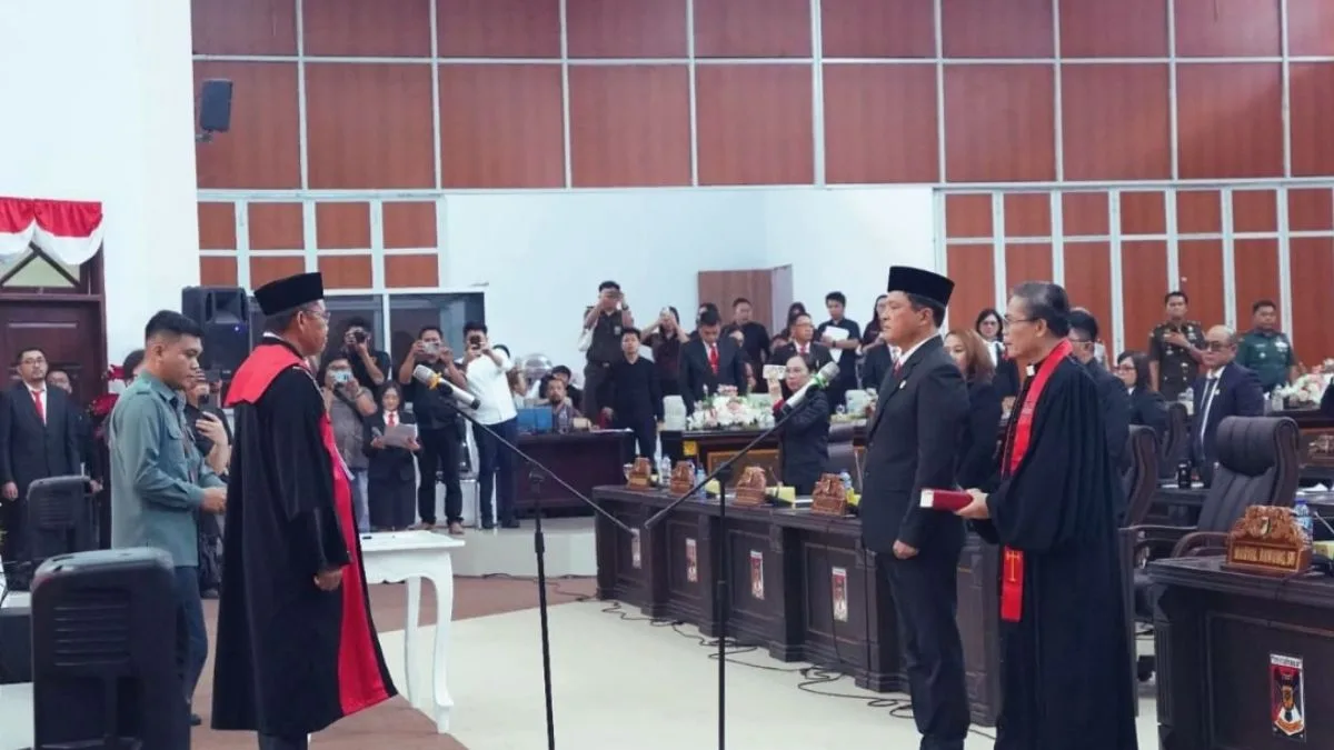 Franky Wolayan Resmi Jadi Ketua DPRD Minahasa
