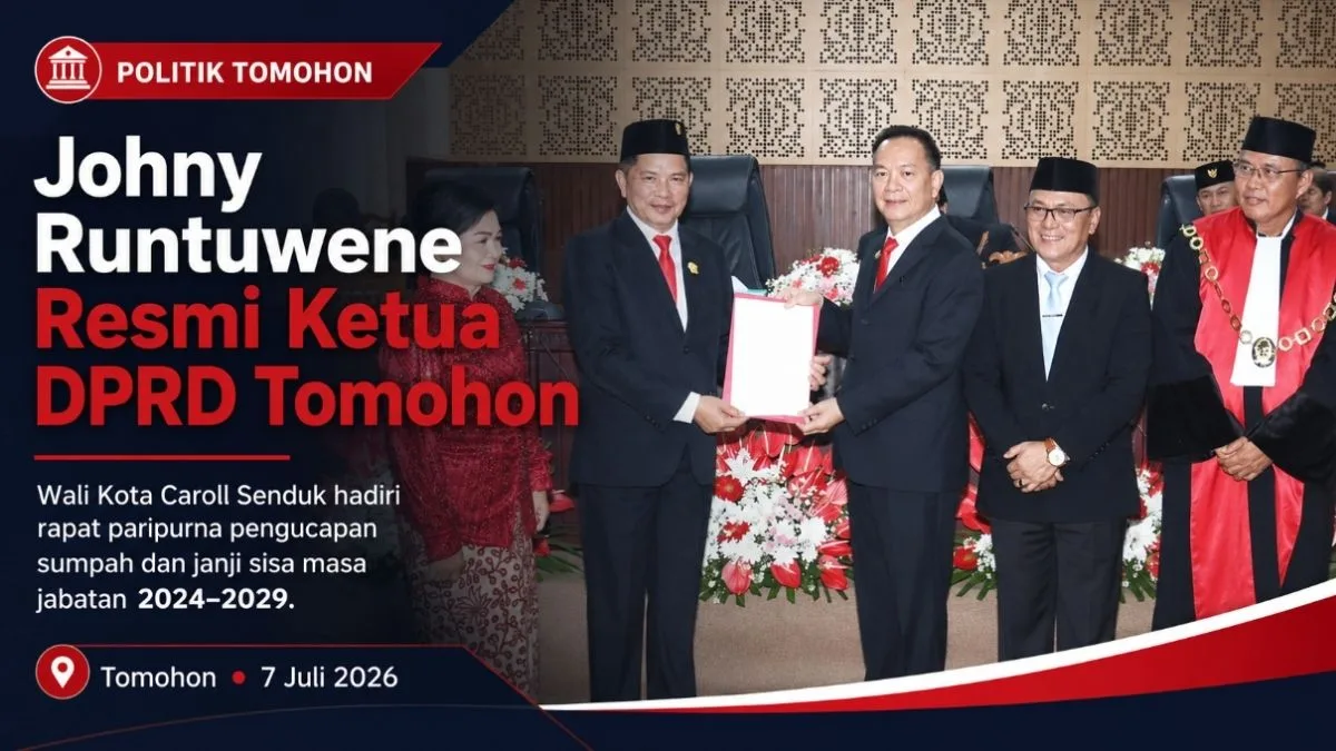 Johny Runtuwene Ketua DPRD Tomohon