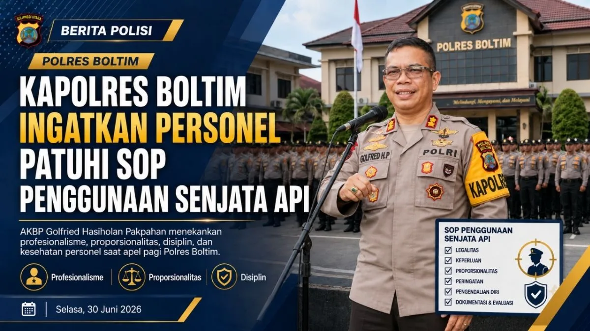 SOP penggunaan senjata api