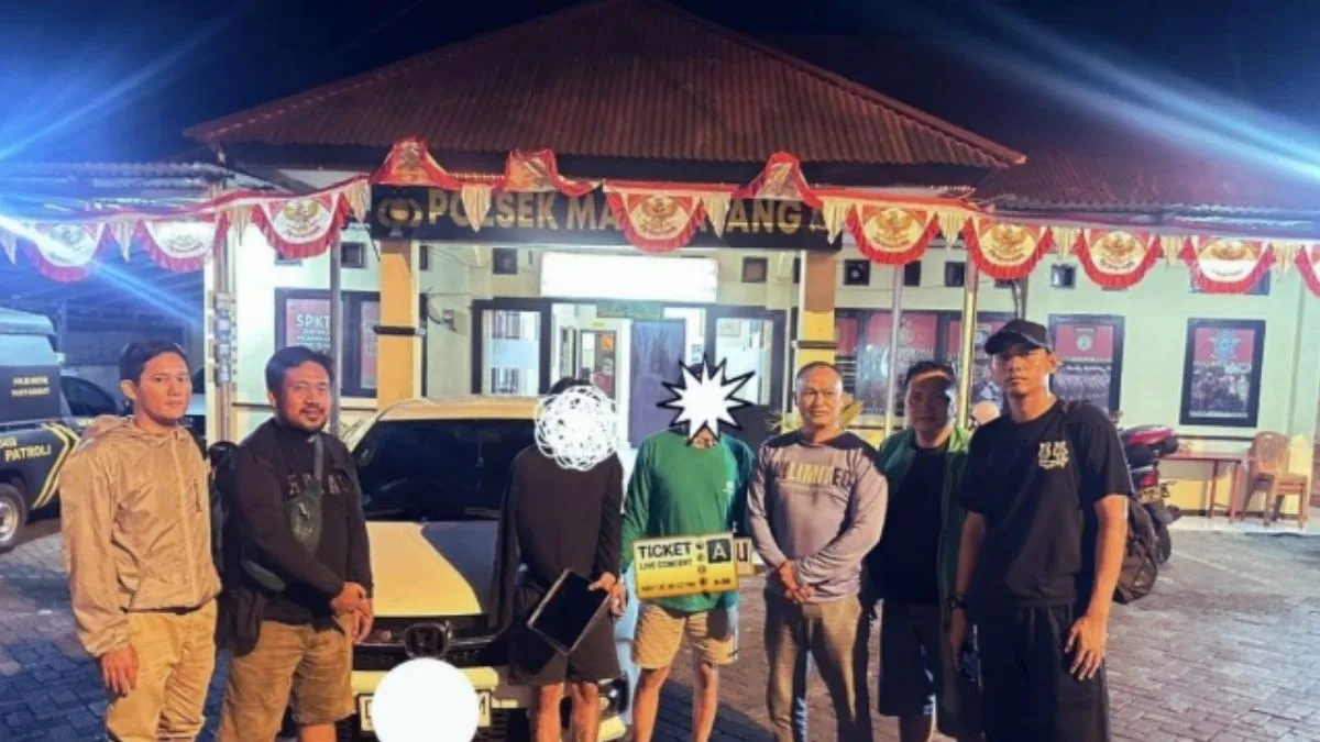 pecah kaca mobil di parkiran RSUP Kandou Manado