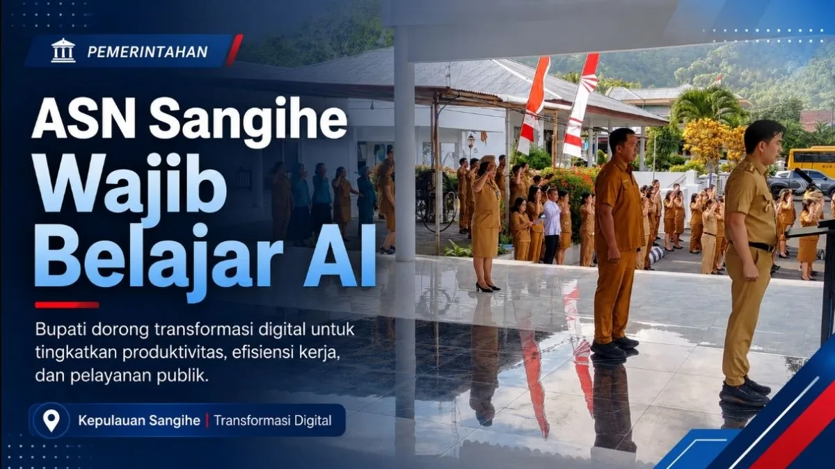 pelatihan AI untuk ASN Sangihe