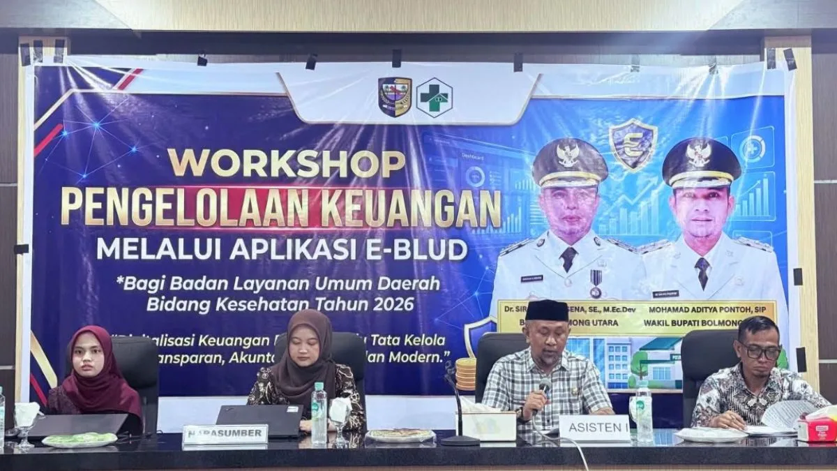 Pelatihan aplikasi E-BLUD Boltara