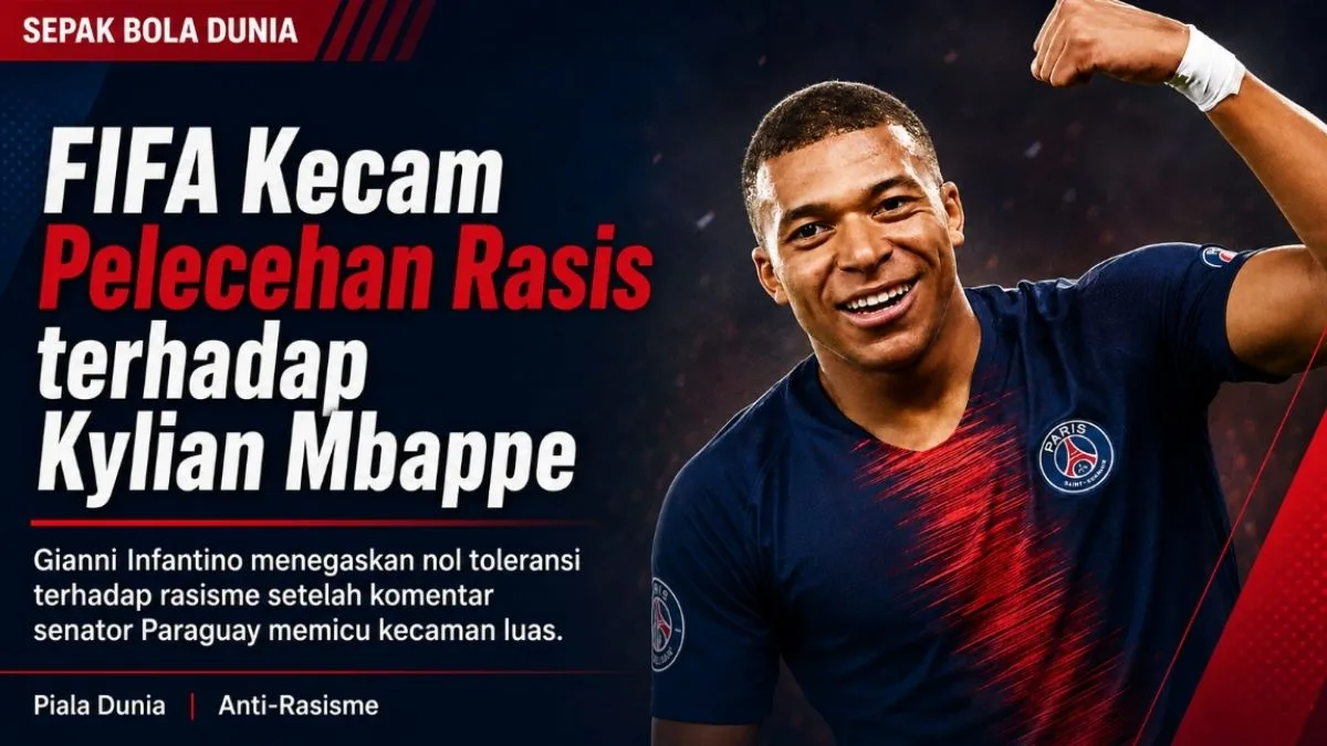 pelecehan rasis terhadap Mbappe
