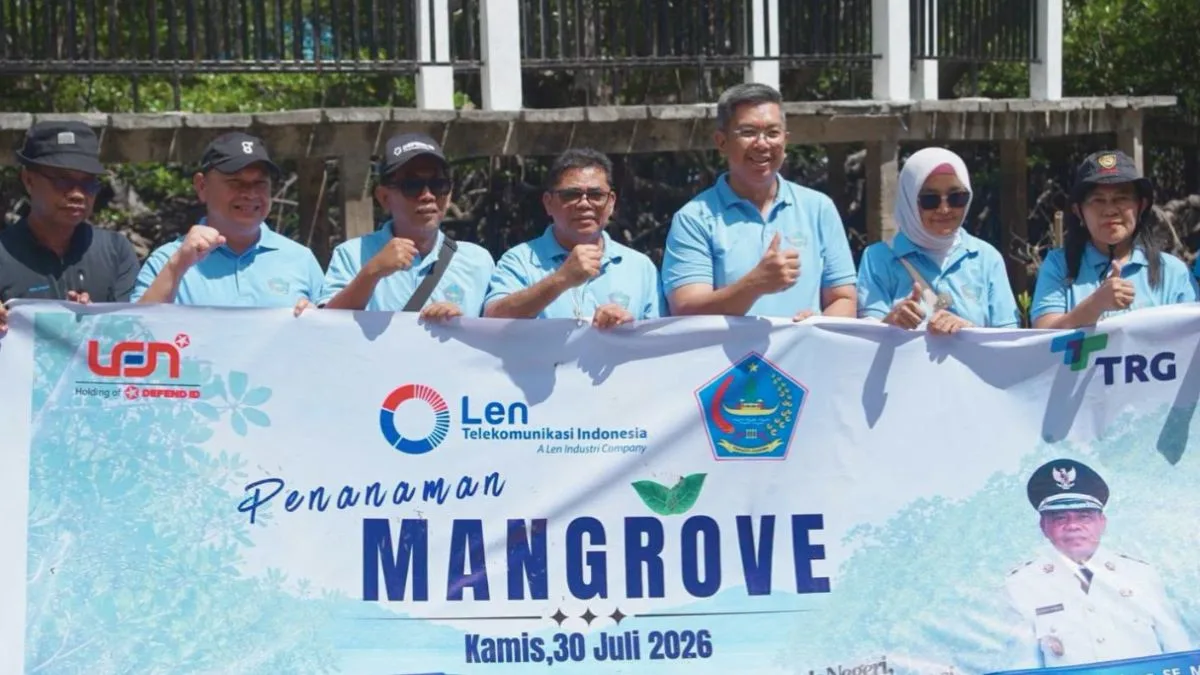 Penanaman mangrove Sitaro