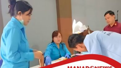 Tes urine Lapas Tondano