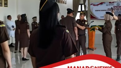 Pelantikan pejabat Kejari Kotamobagu