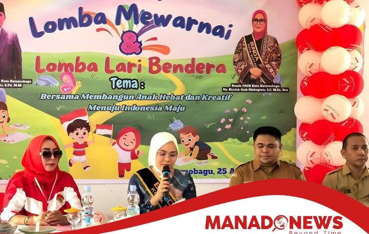 Lomba mewarnai PAUD Kotamobagu