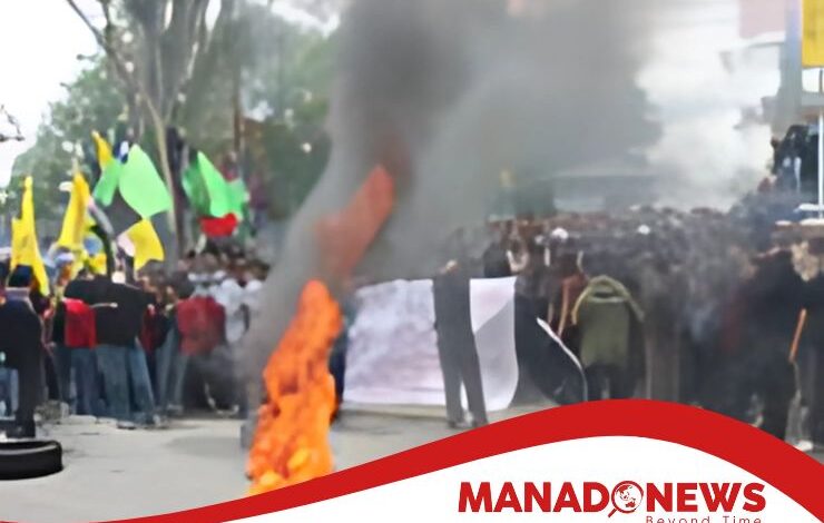 Aksi Mahasiswa di Kotamobagu
