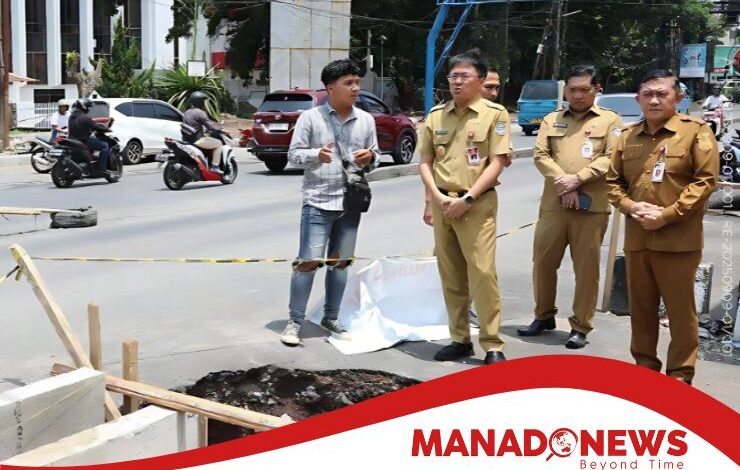 Pembangunan pedestrian Manado